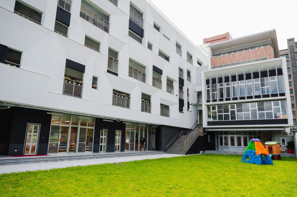 LUYA Academy campus building in Linkou
